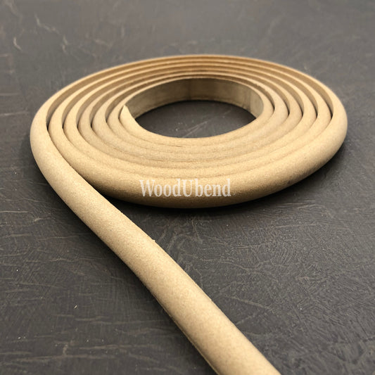 WoodUbend  bendable when heated Plain Semi Circle Trims JMM TR724 215x1x0.8 cm