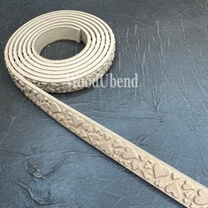 WoodUbend  bendable when heated Love Heart WoodUbend Trims TR804 215×1.8×0.6cm