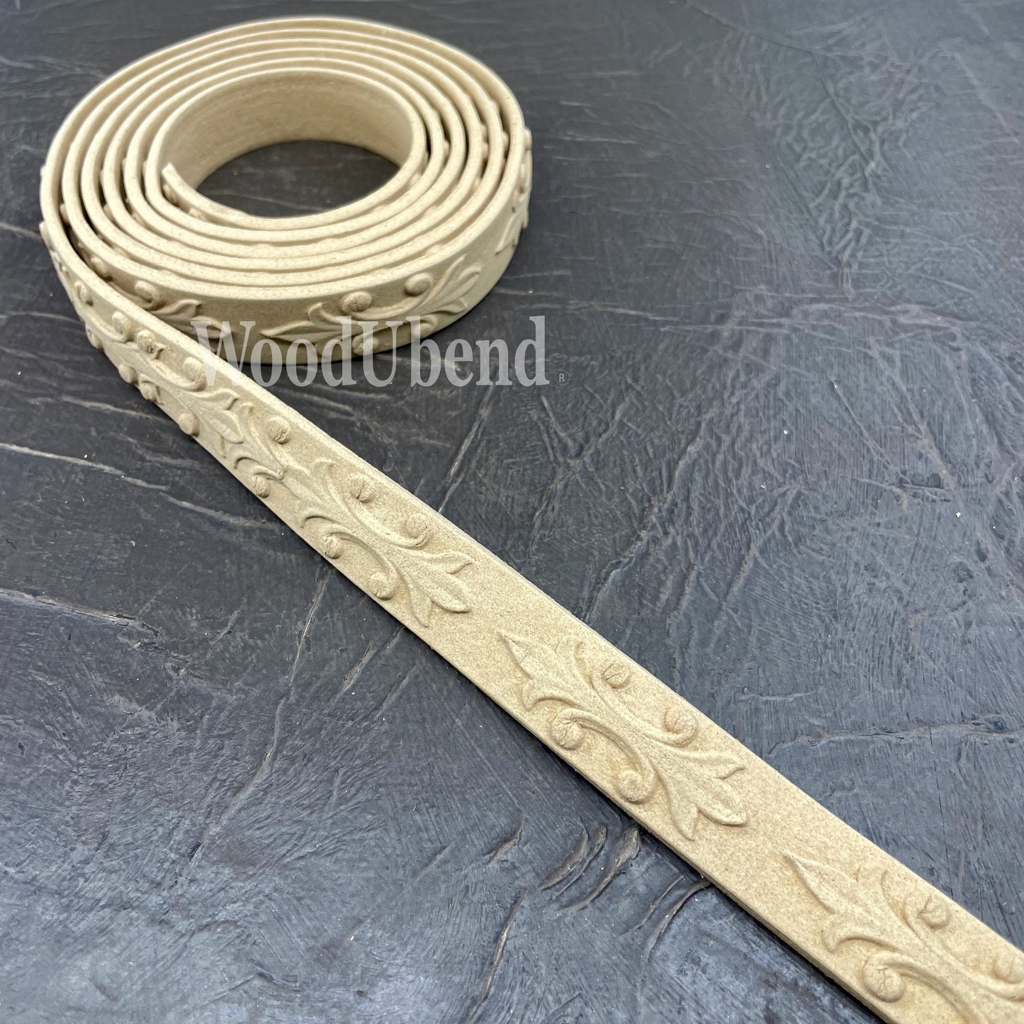 woodubend bendable when heated Modern Fleur De Lis Trims TR818 215×2.1×0.5cm