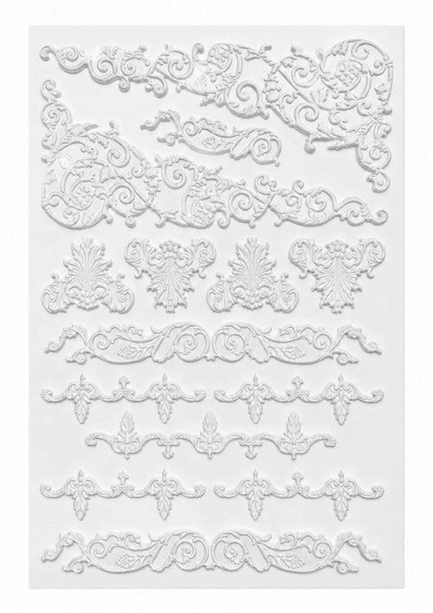 LaBlanche Vintage Embellishment stickers -Vintage Border Flourish