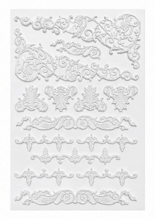 LaBlanche Vintage Embellishment stickers -Vintage Border Flourish