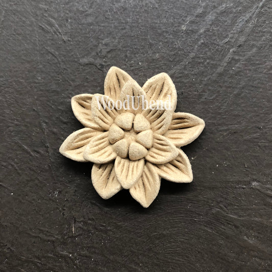 woodubend bendable when heated Small Exotic Flowers WUB1116 4.5×4.5cm