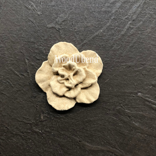 woodubend bendable when heated Soft Petalled Flowers WUB1118 4x4cm