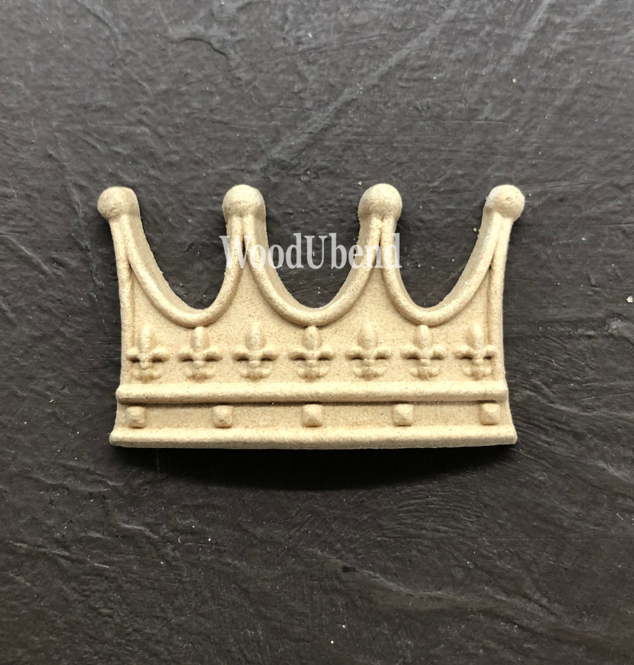 woodubend bendable when heated Crowns WUB1172 3x5cm