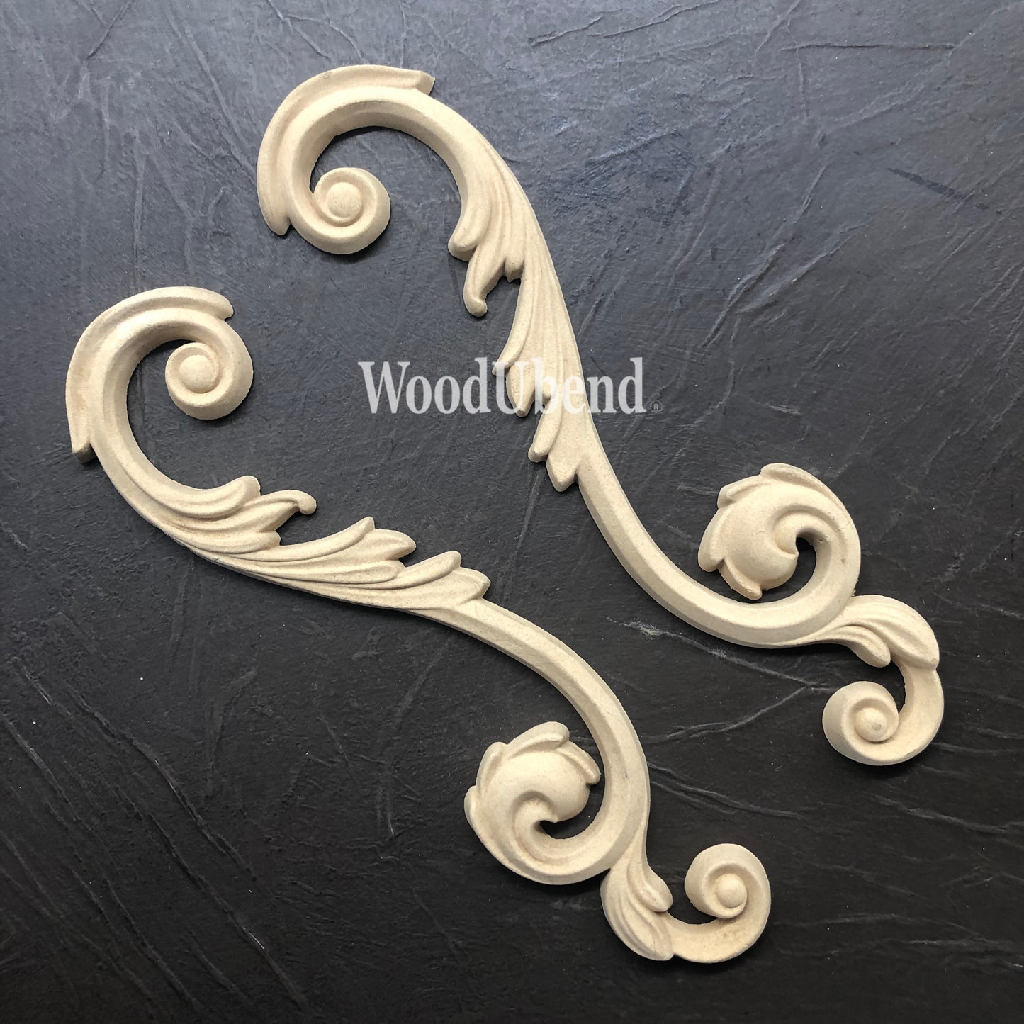 woodubend Set of Scrolls WUB1382-3 26x7cm bendable when heated