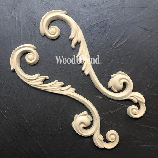 woodubend Set of Scrolls WUB1382-3 26x7cm bendable when heated