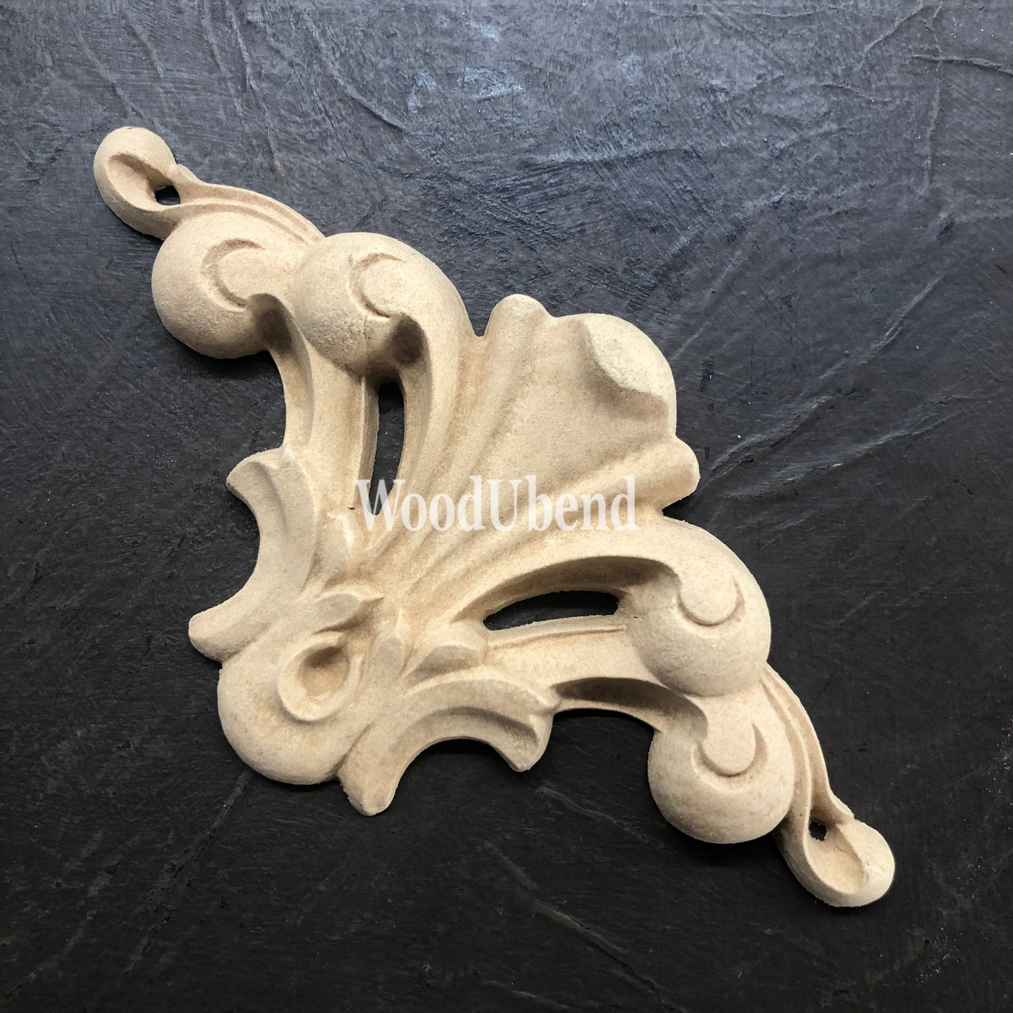 WoodUbend, Decorative Centerpiece, Bendable when heated  Moulding (16.5cm x 9cm) SKU 1385