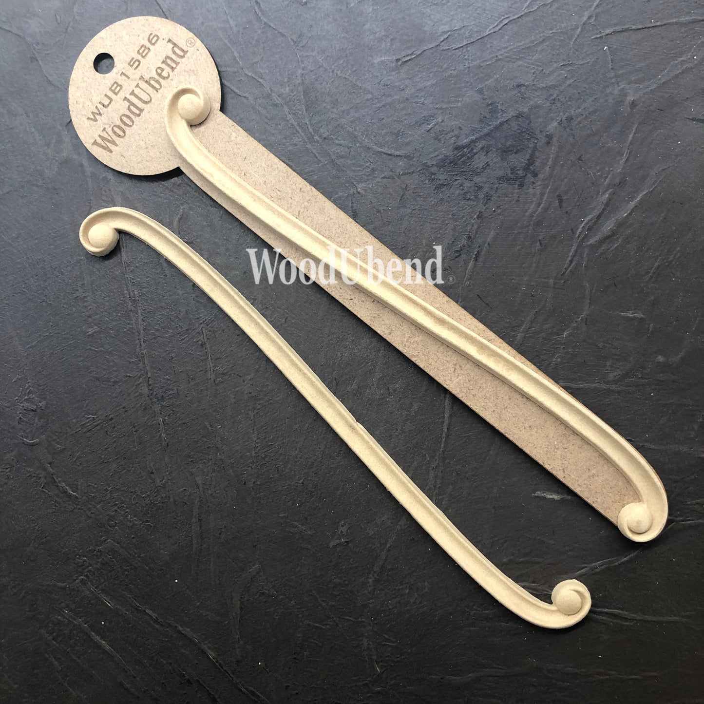 woodubend set of 2 Decorative Drops WUB1586 24 x 3cm bendable when heated