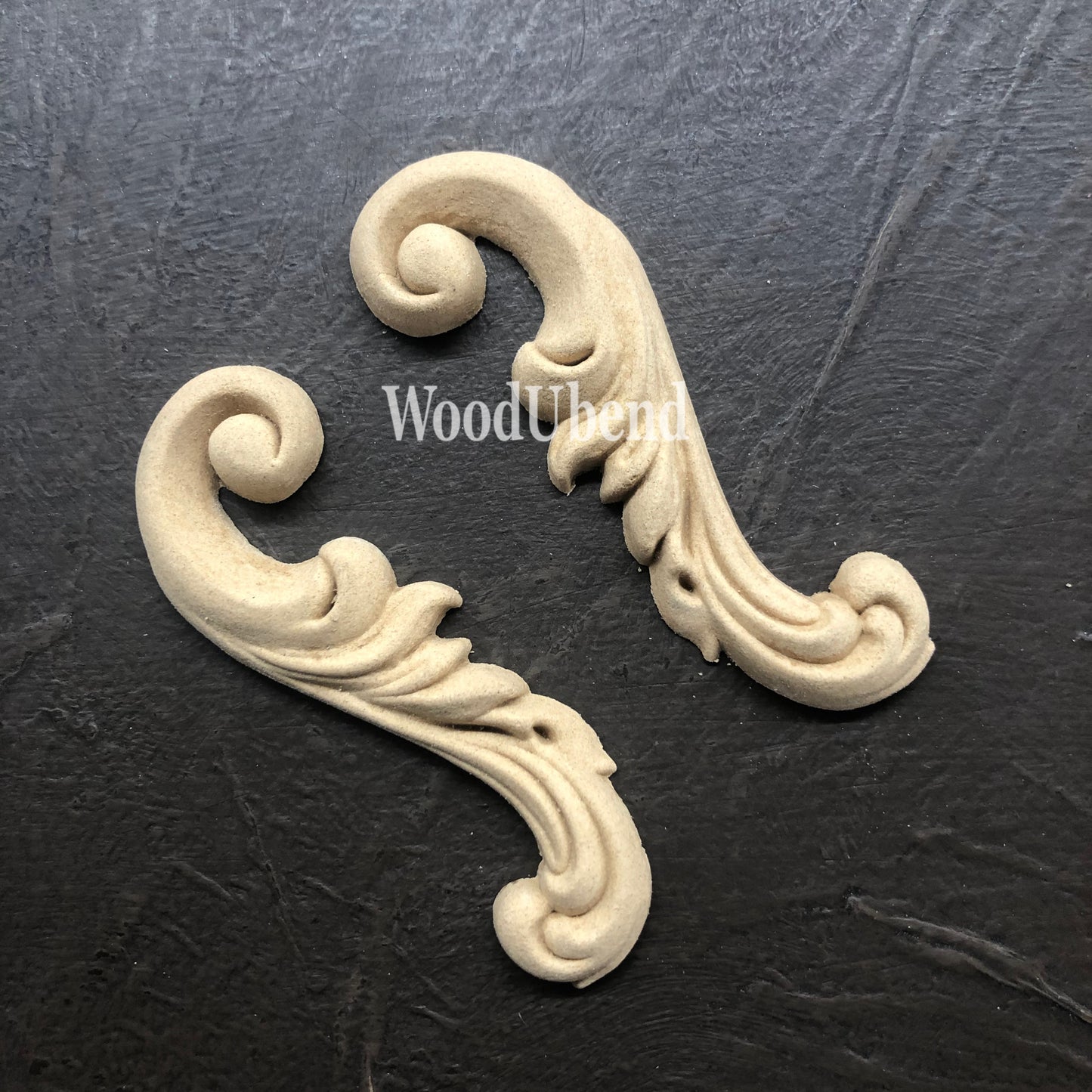 Woodubend bendable when heated Decorative Scrolls WUB1650 7.8×2.5cm