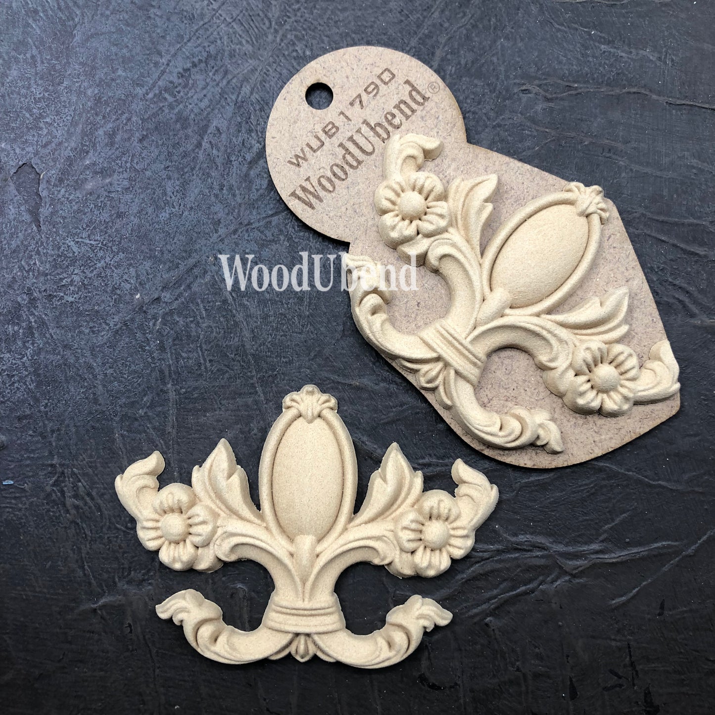 Woodubend bendable when heated Two Decorative Plaque WUB1790 11.5x8cm