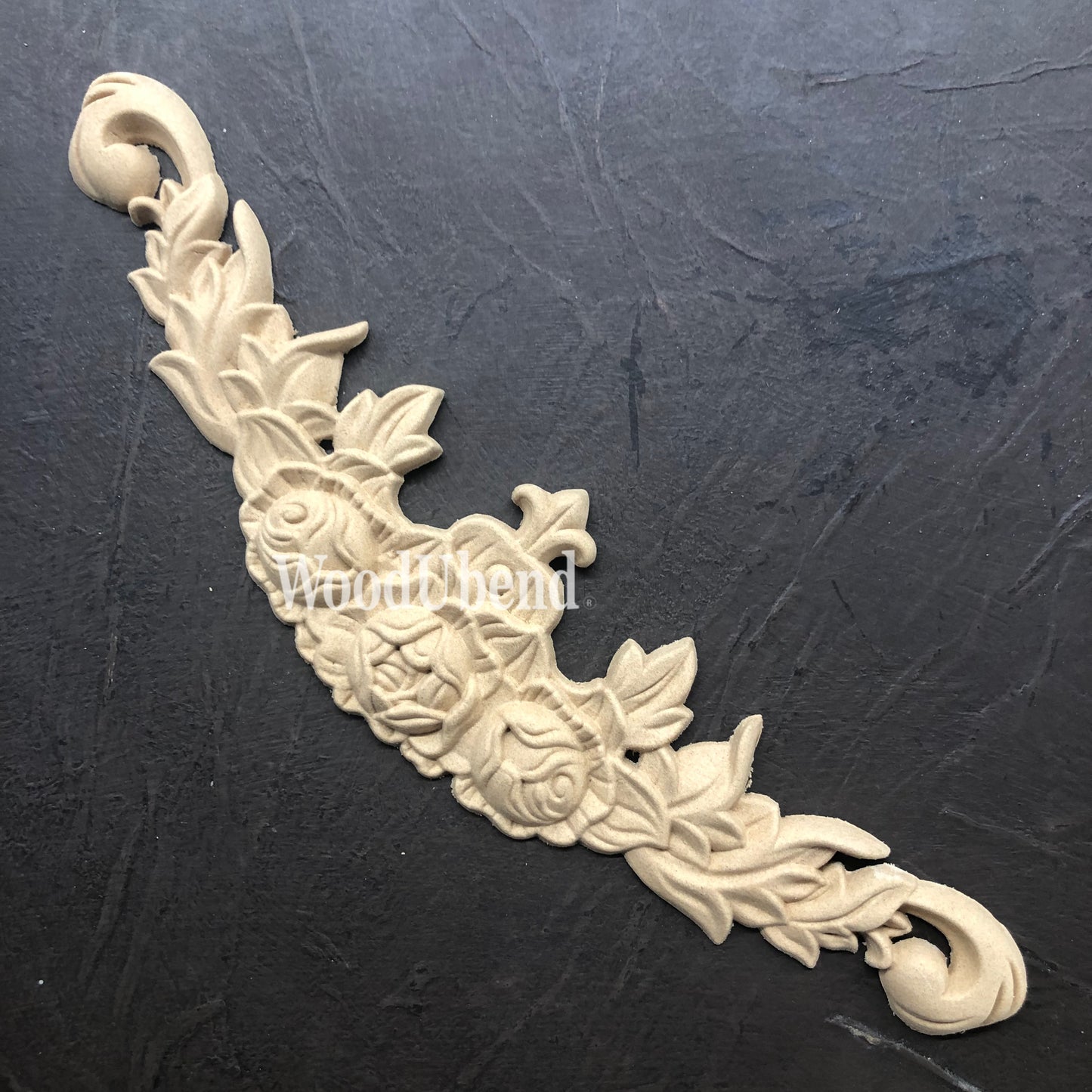 Woodubend bendable when heated Floral Swag  WUB2110 6x24cm