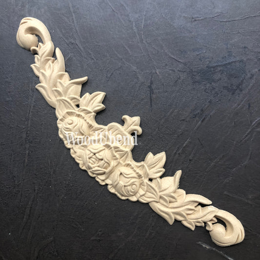Woodubend bendable when heated Floral Swag WUB2110 6x24cm