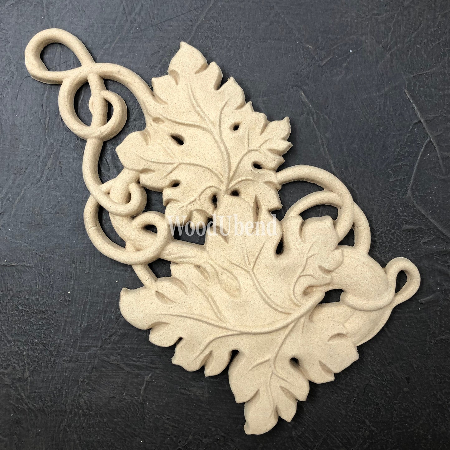 Woodubend bendable when heated Leafy Vine Drops WUB2138 23x12cm