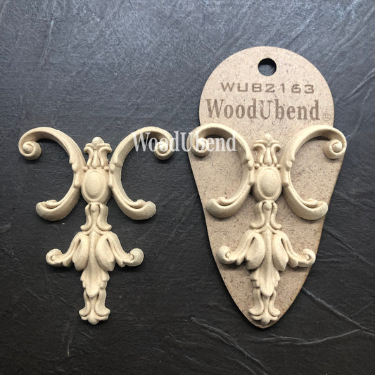 Woodubend bendable when heated pair of Two Plumes Medium WUB2163 8.5x7cm