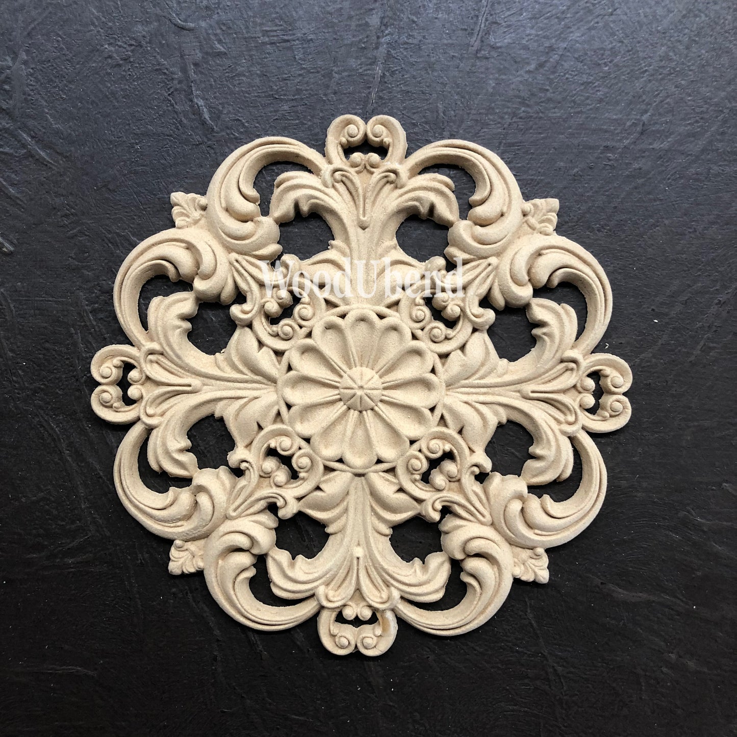 Woodubend bendable when heated Baroque Centrepiece WUB2171 14x14cm
