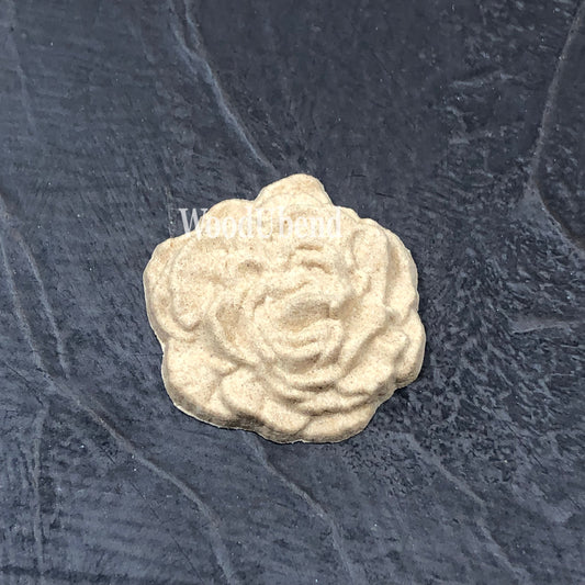 woodubend 3 x 3cm Decorative folded petal Flower Applique. Furniture Moulding, SKU 0338 Bendable when heated