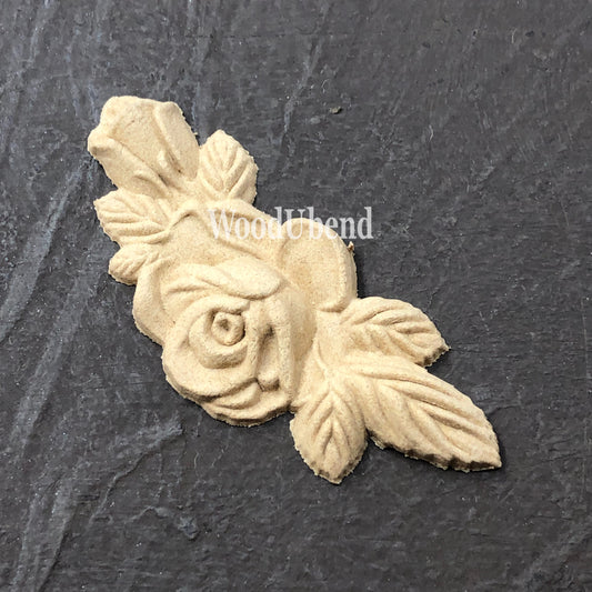 woodubend 6.5 x 3cm , Decorative Furniture Applique Moulding, SKU 0351 Bendable when heated