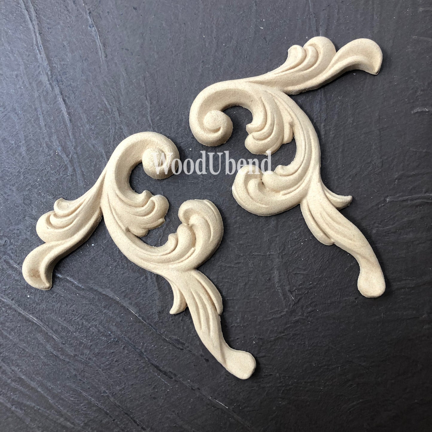 Woodubend pair Corners WUB0378-9 8.5x11cm when heated bendable
