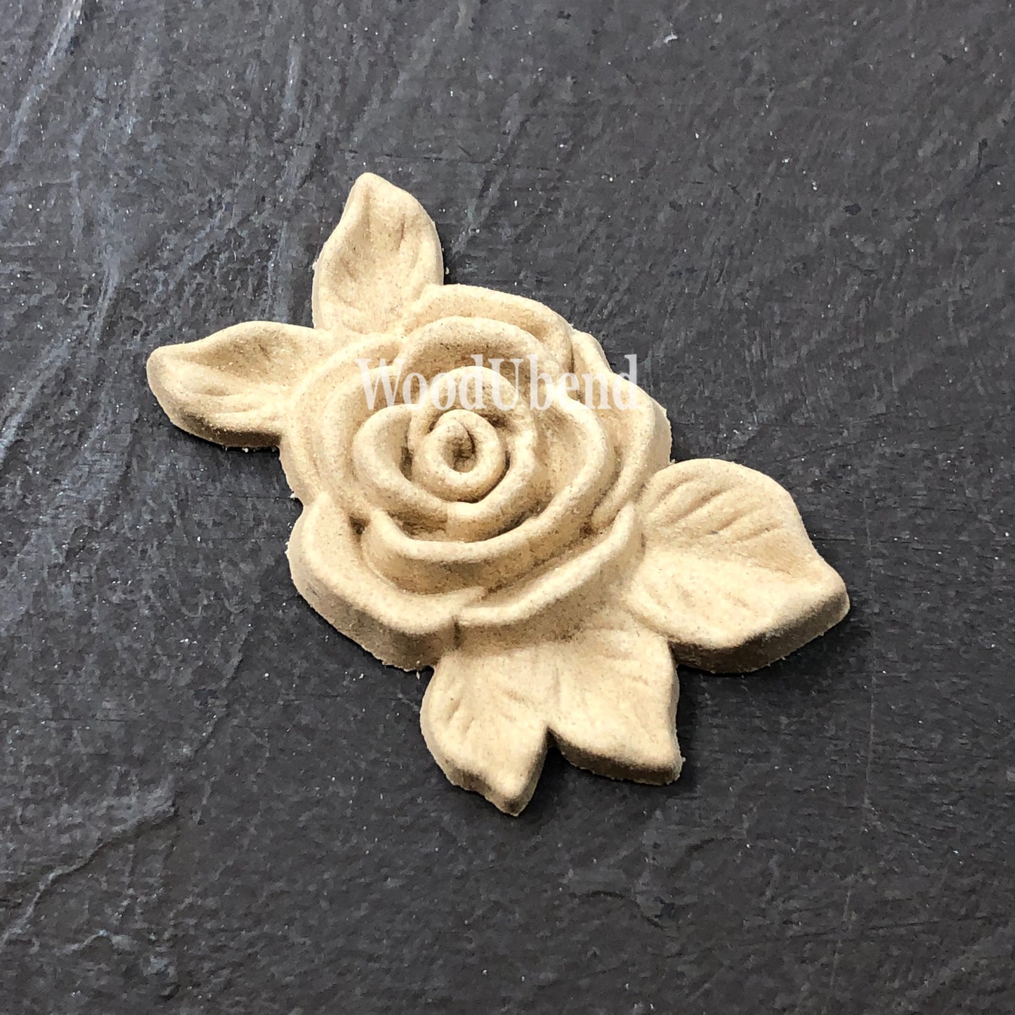 Woodubend Multi Leaf Roses WUB0466 5×3.3cm bendable when heated