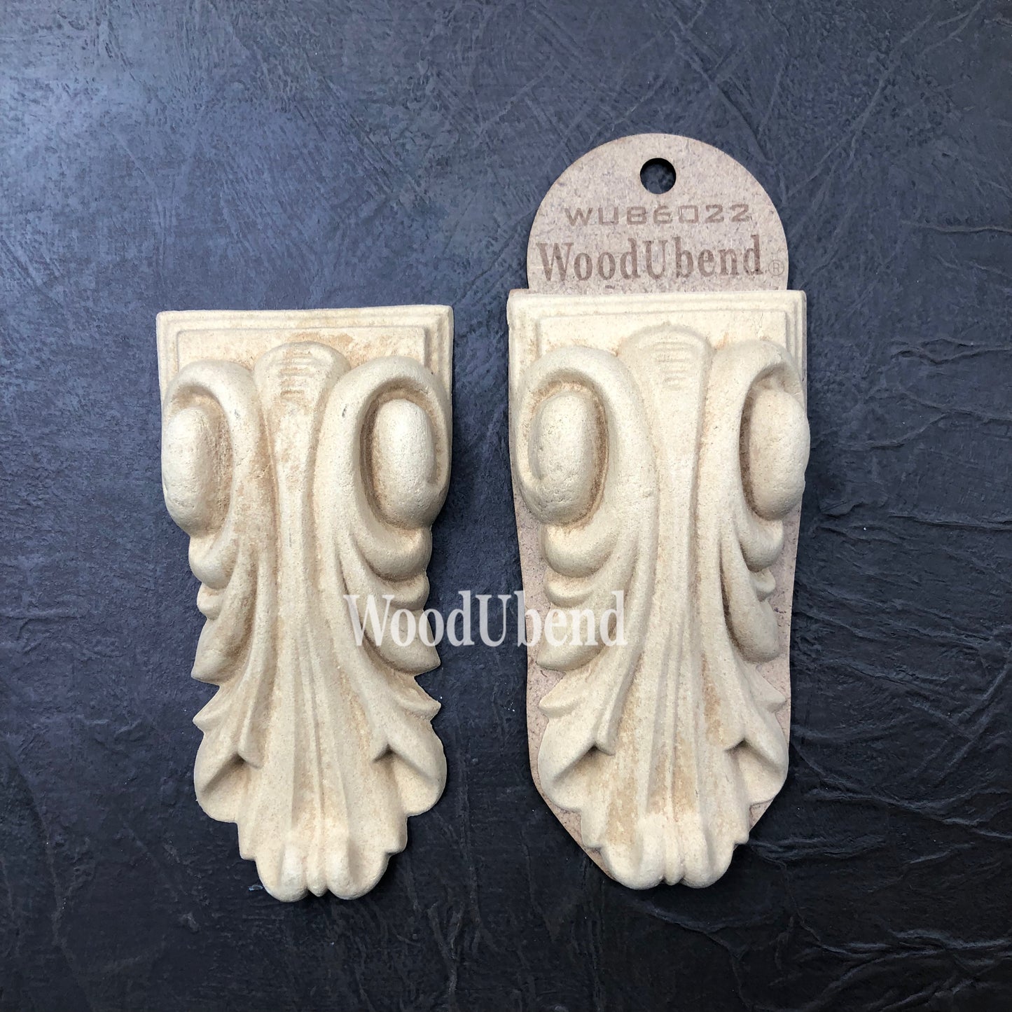 Woodubend bendable when heated Two Decorative Corbels WUB 6022 13.4×6.8cm