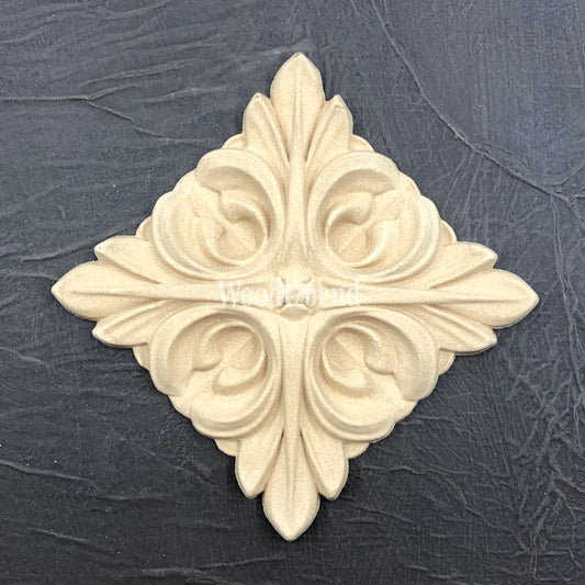 Woodubend bendable when heated Square Floral Centrepiece JMM WUB 6047 9x9x1 cm