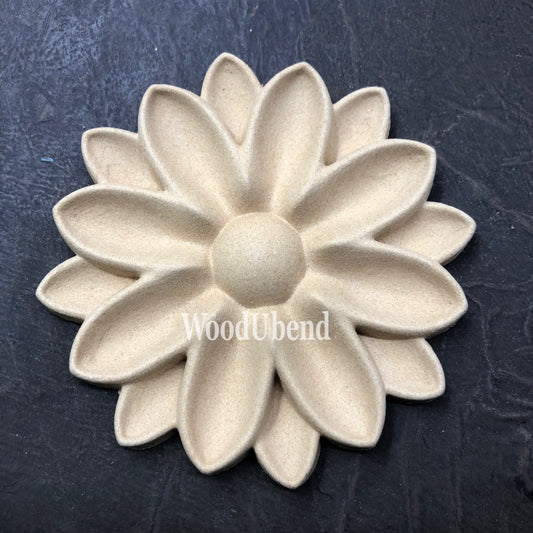 Woodubend bendable when heated Rounded Flower Centrepieces WUB 6098 10.1×10.1cm