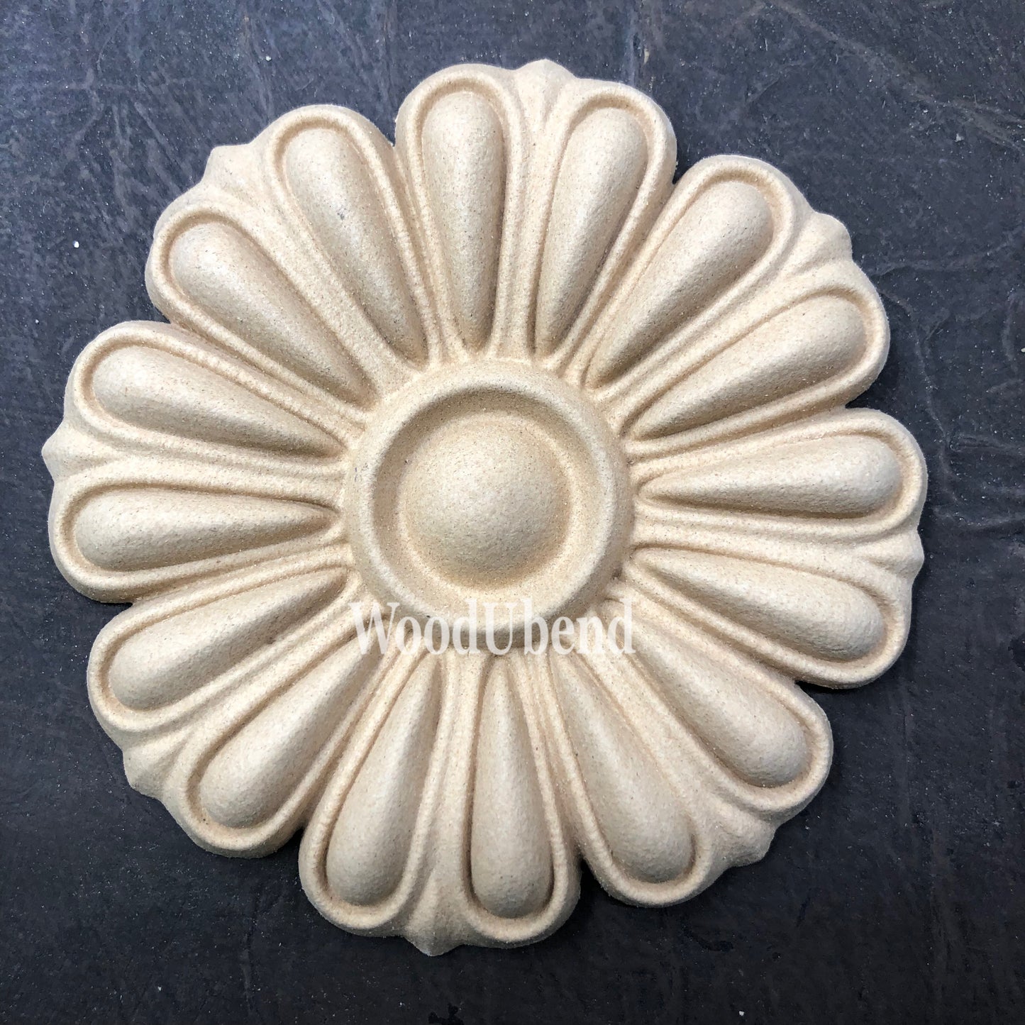 Woodubend bendable when heated 10.2cm diameter  flower  SKU 6099