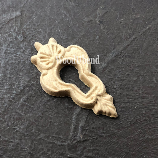 woodubend bendable when heated Keyholes WUB0993 4.7×2.5cm