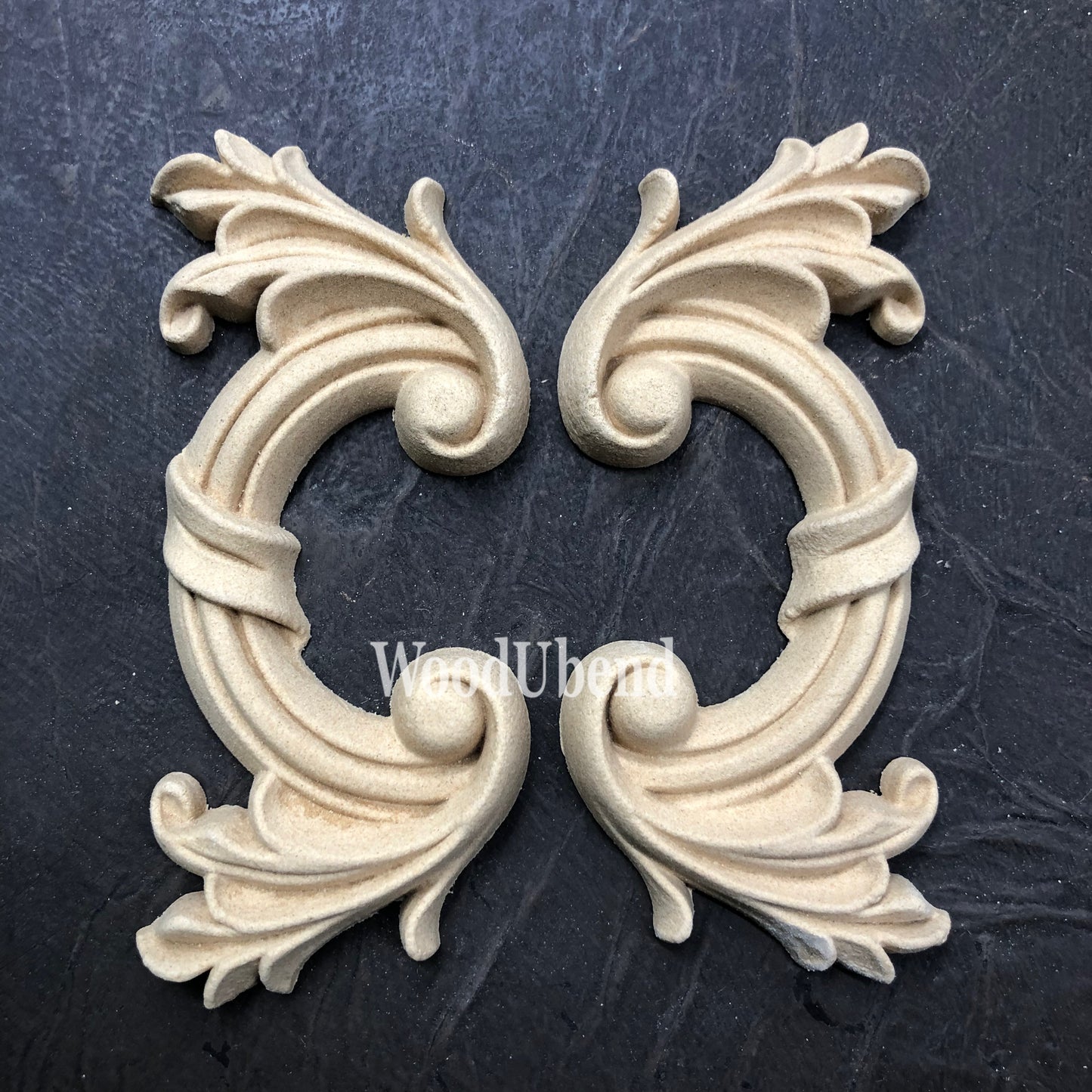 Woodubend bendable when heated Set of two Crescents WUBX1017 8x17cm