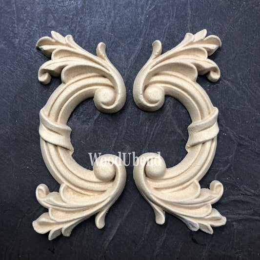 Woodubend bendable when heated Set of two Crescents WUBX1017 8x17cm