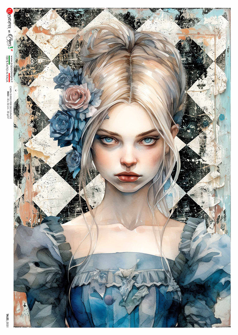 Paper Designs Dark Alice  A4(8.3 X 11.7 INCHES)