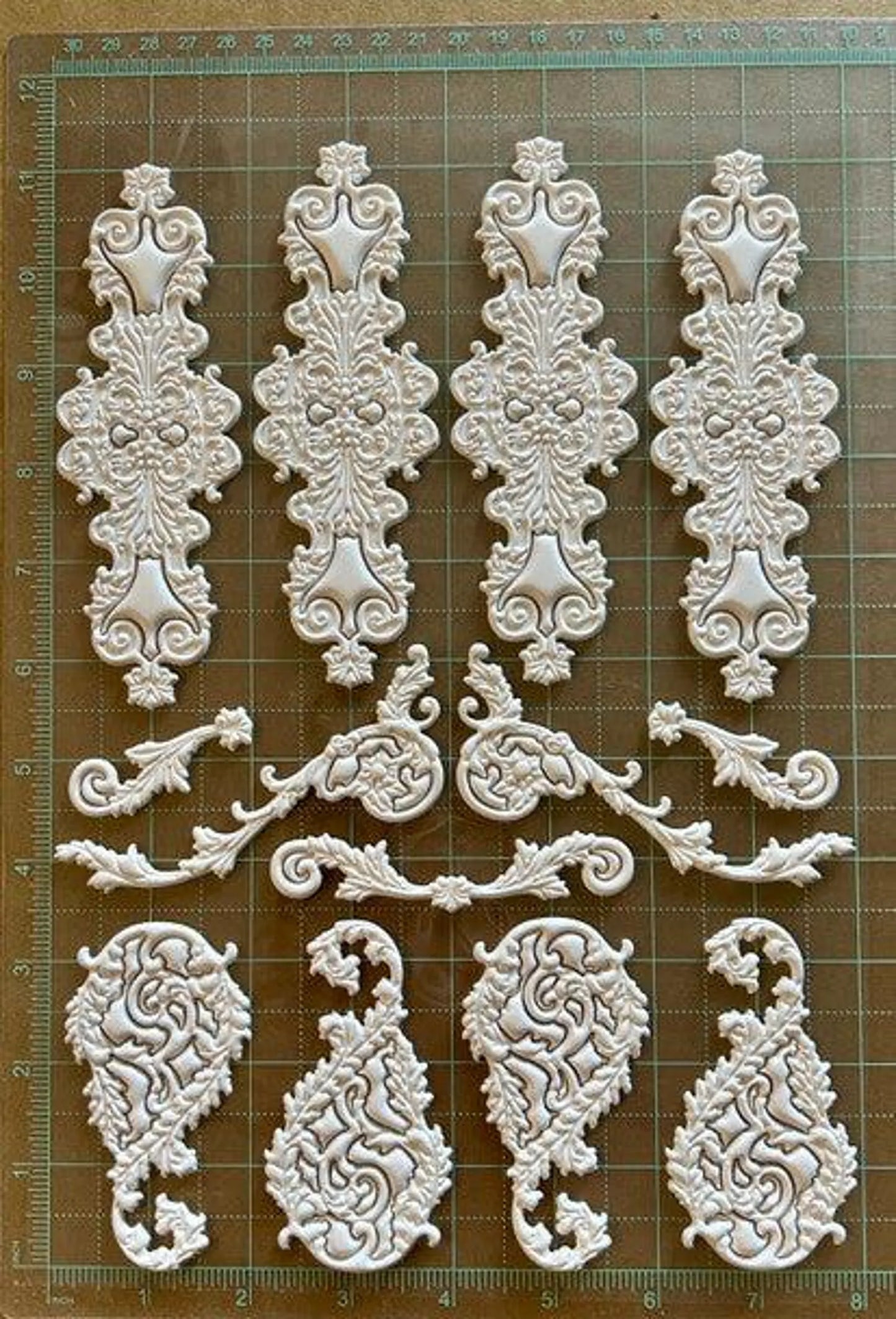 LaBlanche Vintage Embellishment stickers -Baroque Scrollwork Stickers