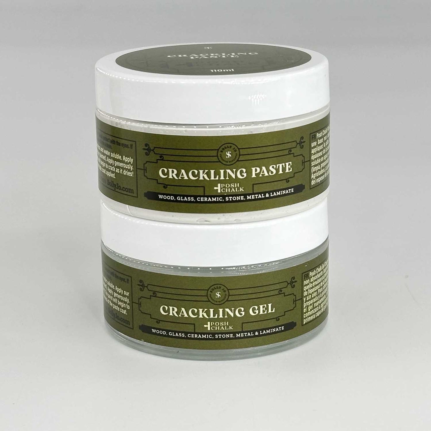 Posh Chalk Crackling Paste – 2 components x 110ml