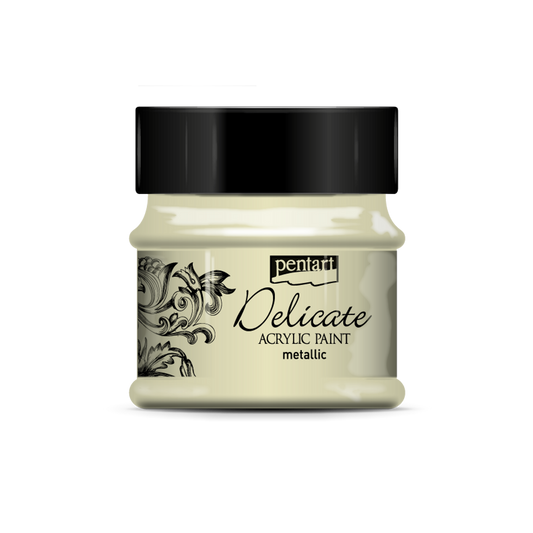 Pentart Delicate Metallic acrylic paint 50ml VARIOUS COLORS