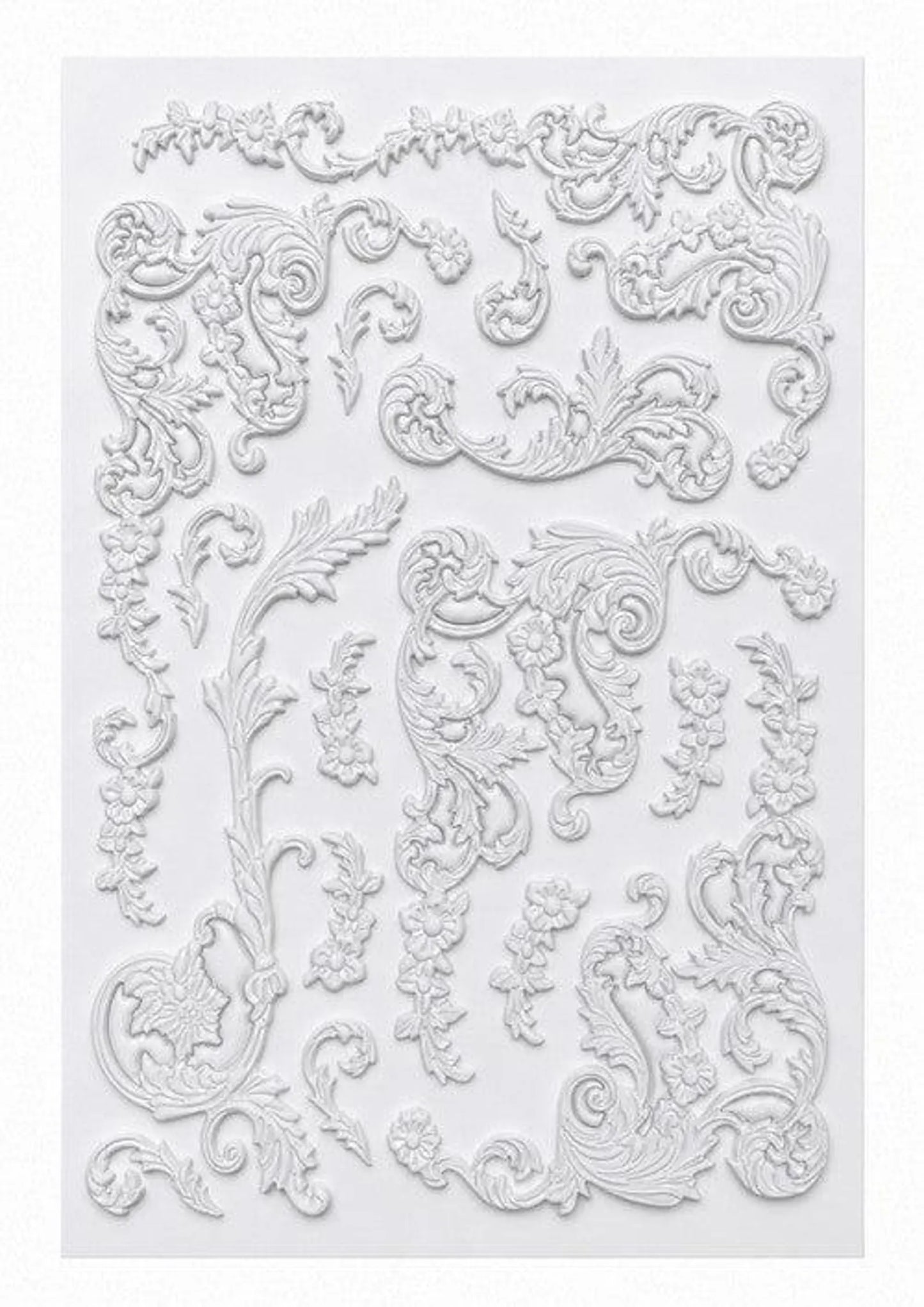 LaBlanche Vintage Embellishment stickers -Floral Rococo stickers