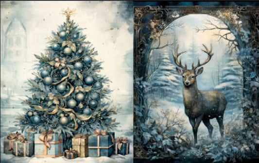 LaBlanche Blue Christmas 4 A4 (11.7X 8.3 INCHES)