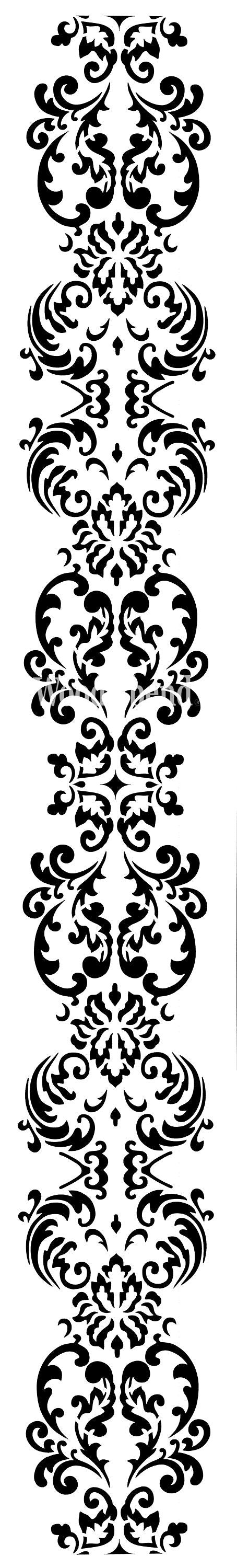 Posh Chalk Stencils this is page 2 of 3 with labelled pictures