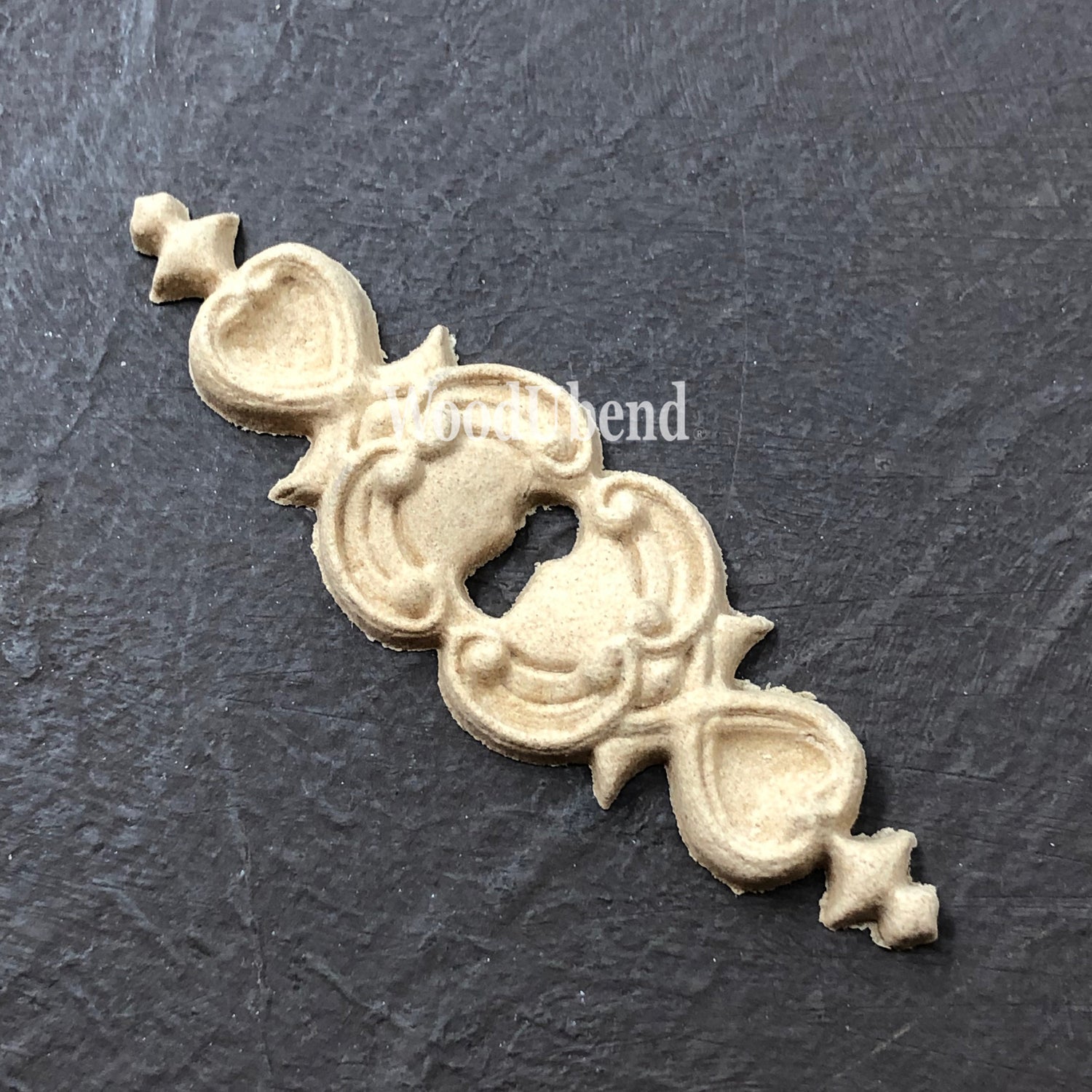 7.7cm x 2.3cm, Horizontal Keyhole, Decorative Furniture Applique/ Moulding, SKU 0996 bendable when heated new generation