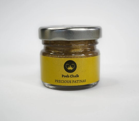 Posh Chalk Water based wax Royal Gold Precious Aqua Patina