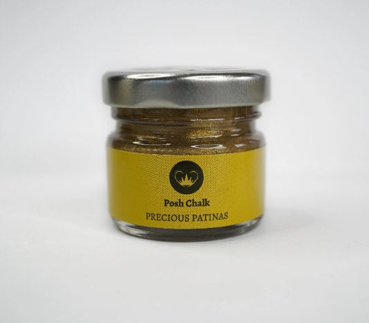 Posh Chalk Water based wax Royal Gold Precious Aqua Patina