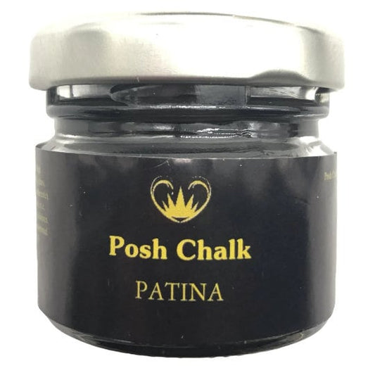 Posh Chalk Patina, metallic wax available dark brown