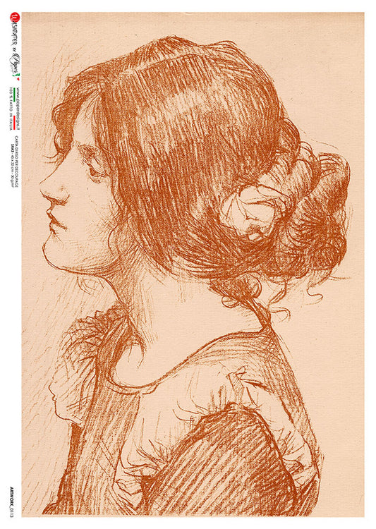 Paper Designs Artwork 0113 RICE PAPER A4 (8.3 X 11.7 INCHES)