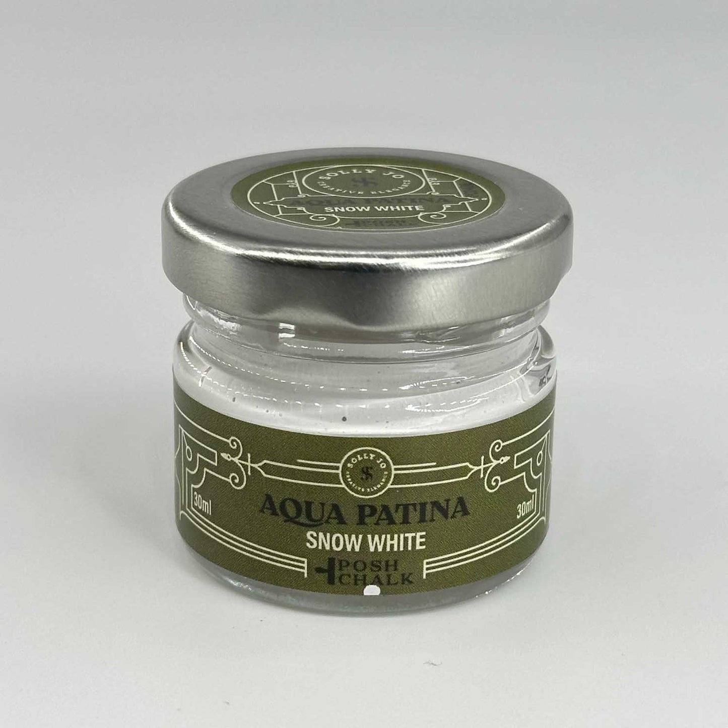 Posh Chalk Snow White Aqua Patina