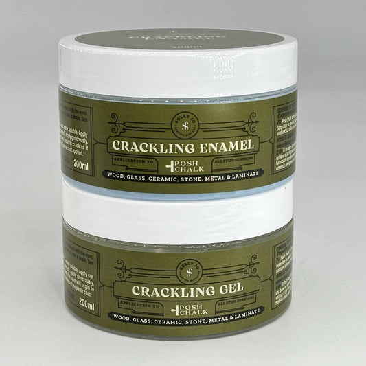 Posh Chalk Crackling Enamel – 2 components