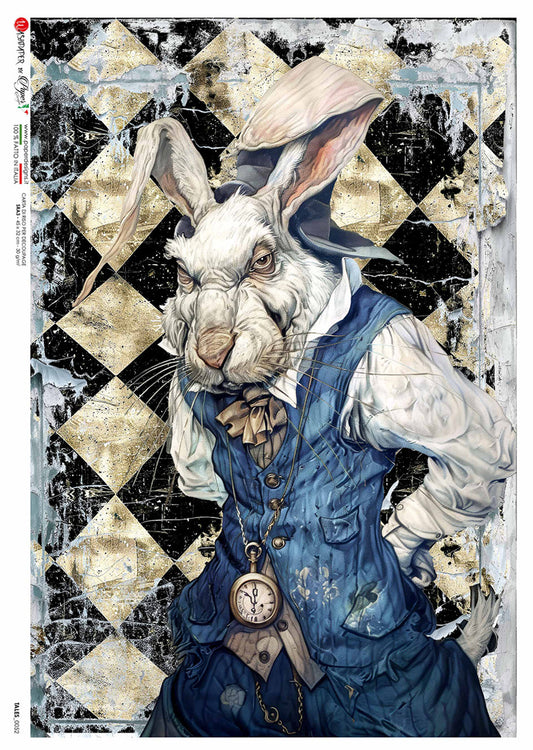 Paper Designs Dark Rabbit A4(8.3 X 11.7 INCHES)