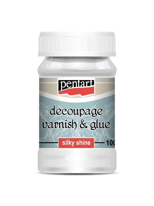 Pentart Decoupage Varnish & Glue silky-shine 100ml