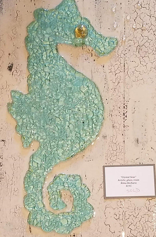 2008-Glass Sea Horse1 14x27