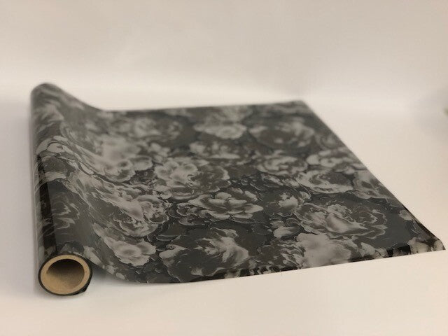 Dominic Flower Grey Foil