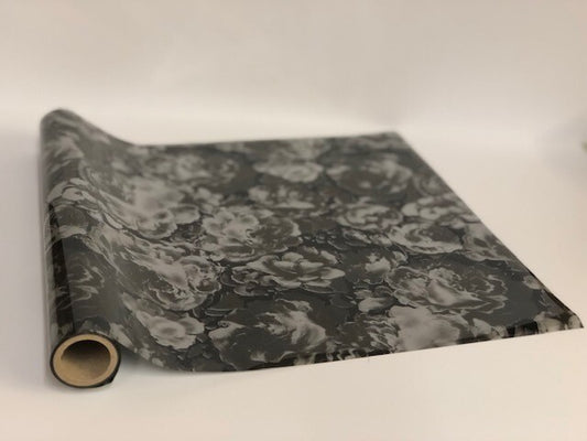 Dominic Flower Grey Foil