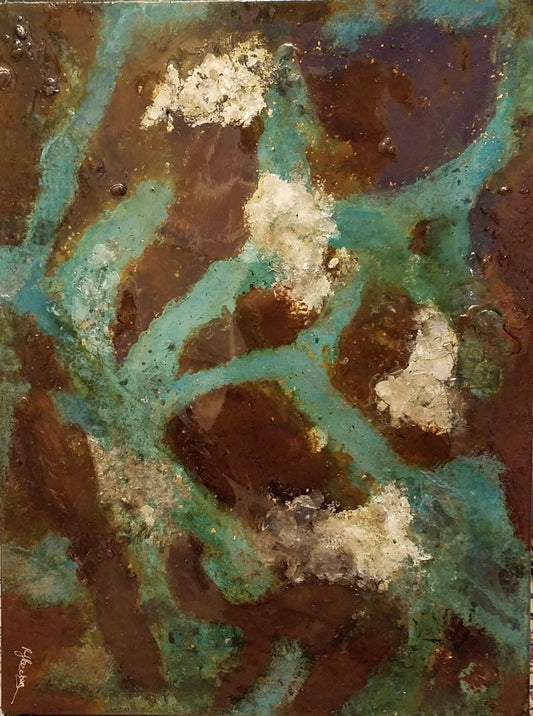 2017-Small Patina Island 18x24